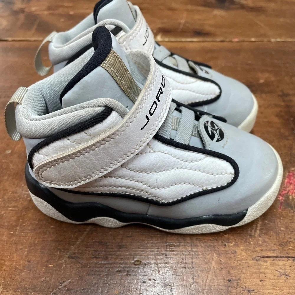 Toddler Air‎ Jordan 2017 size 6C white gray black